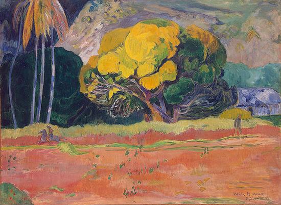 Paul Gauguin At the Foot of a Mountain oil painting picture